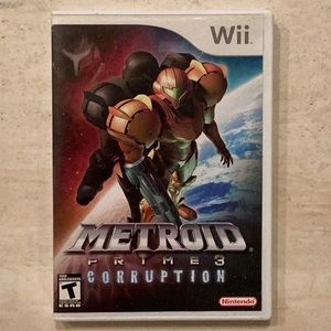 Metroid Prime 3 Corruption Nintendo Wii Game Complete